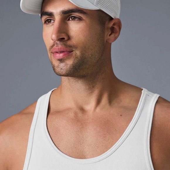 Alo White Baseball Cap Unisex - Picture 3 of 11